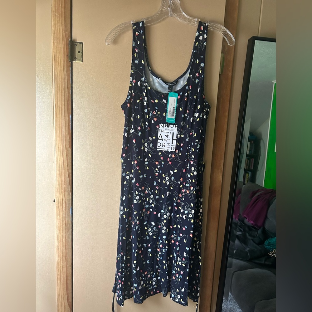 NWT 41 Hawthorn Lexi Soft Square Neck Dress